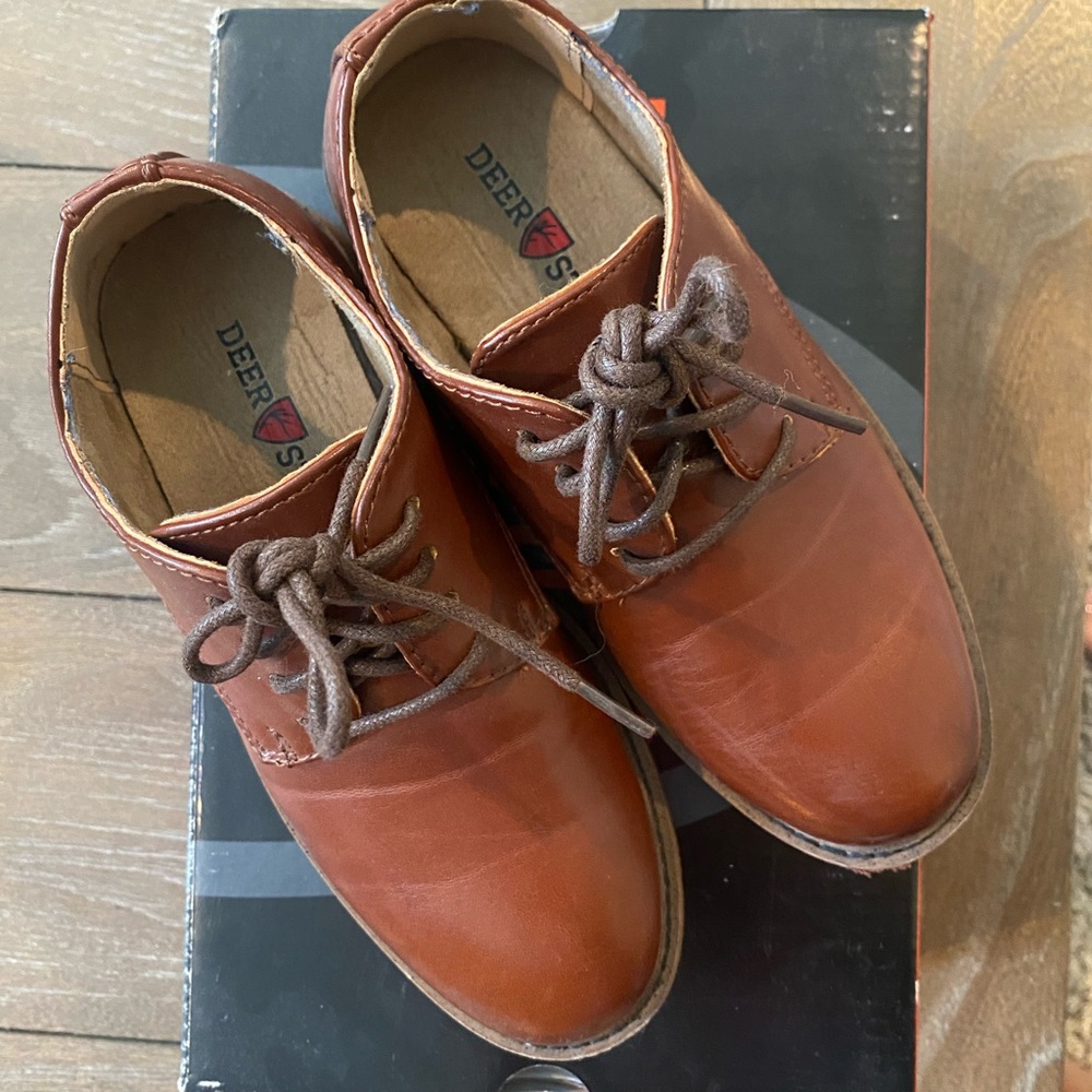 Deer Stags Boy Dress Shoes